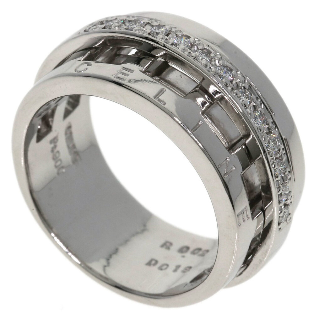CELINE Silver Diamond Ring